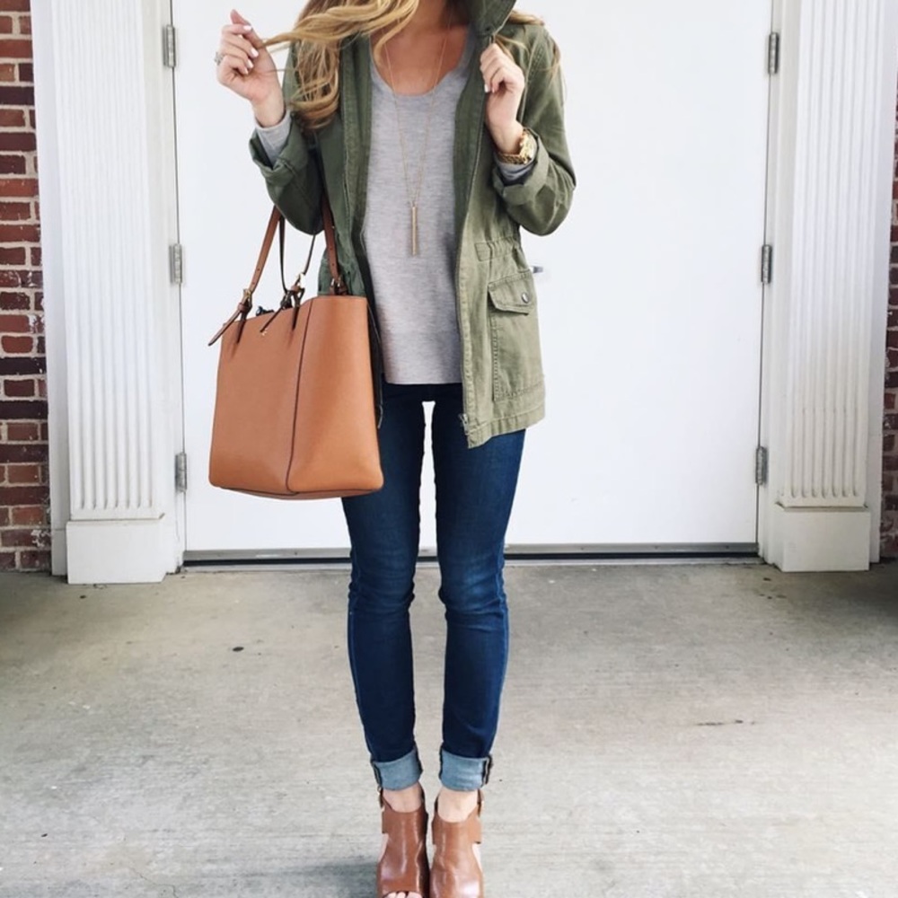 Olive Green Utility Jacket